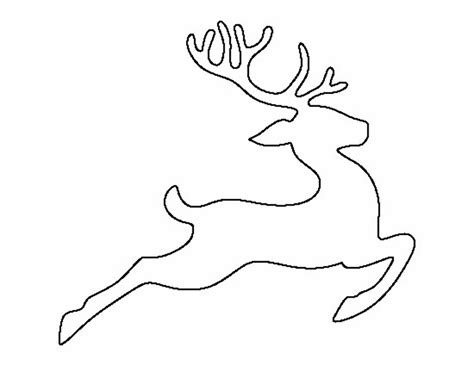 Reindeer Template Printable