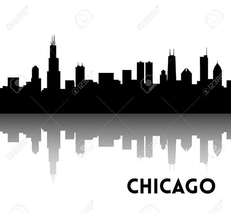 Chicago Skyline Outline Drawing at PaintingValley.com | Explore ...