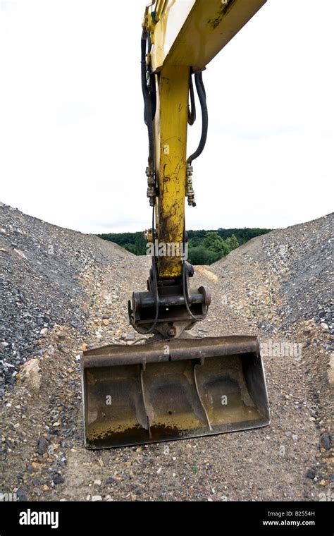 Shovel of excavator Stock Photo - Alamy