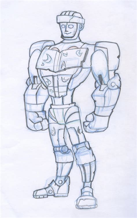 Real Steel - Atom Animated Character Rough Sketch by rhinoman1984 on ...