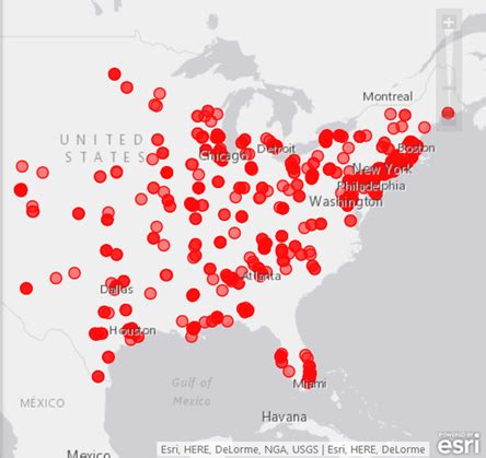 Apply a heat map—Esri Maps for MicroStrategy | ArcGIS