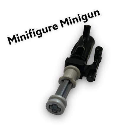 Lego Minifigure Minigun - Etsy