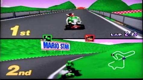 Mario Kart 64 Multiplayer Race at Royal Raceway - YouTube