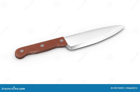 3d large kitchen knife