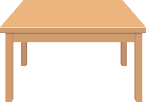 Wooden table clipart design illustration 9399831 PNG