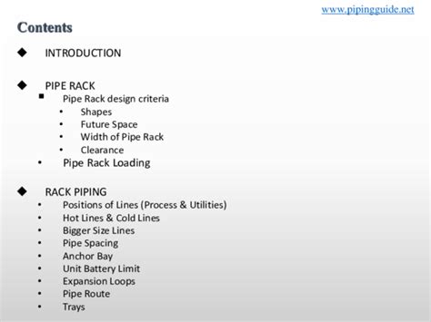 (PDF) Pipe Rack design criteria | Piping Designers - Academia.edu