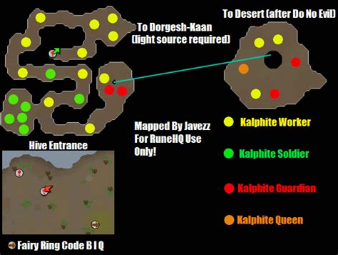 Kalphite Hive Map - RuneScape Guide - RuneHQ