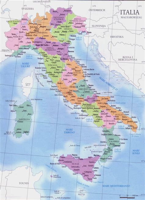 Maps of Italy | Detailed map of Italy in English | Tourist map of Italy ...