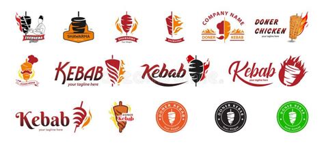 Shawarma Logo for Restaurants and Markets Stock Vector - Illustration ...