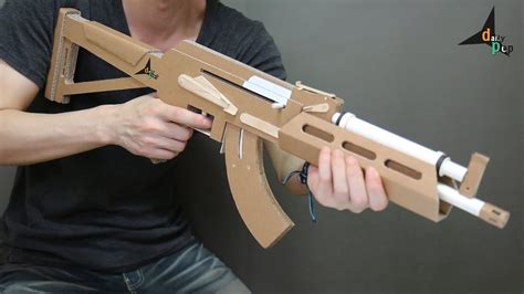 Cut Out Cardboard Gun Template