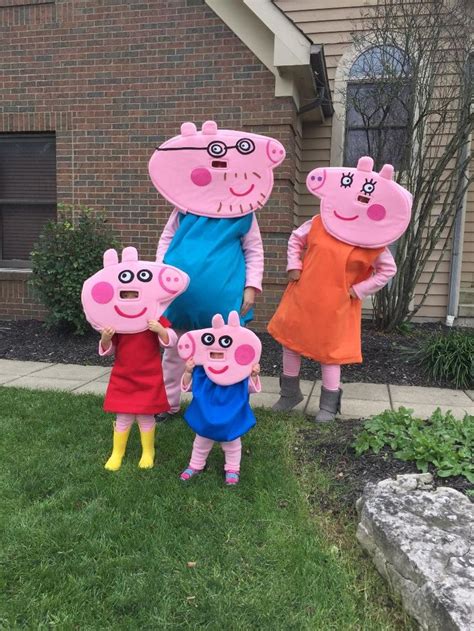 Peppa Pig Halloween Costume, 4 People Halloween Costumes, Trio Costumes ...