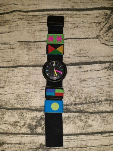 1980s swatch pop rare watch - k-design.com.co