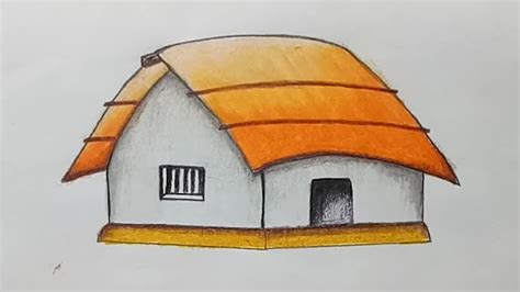 Drawing Pictures Of Hut at PaintingValley.com | Explore collection of ...