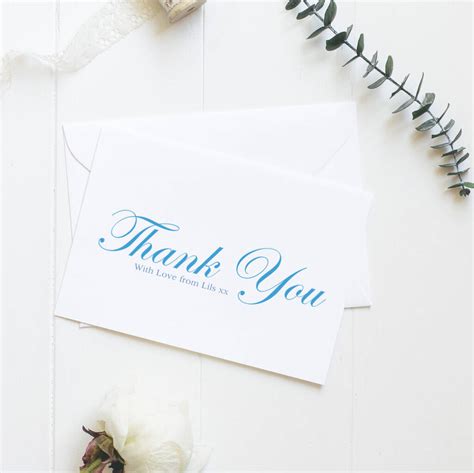 Thank You With Love Cards Pack Of Five By Gorgeous Creations ...