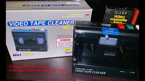 Electronic Vhs Tape Cleaner