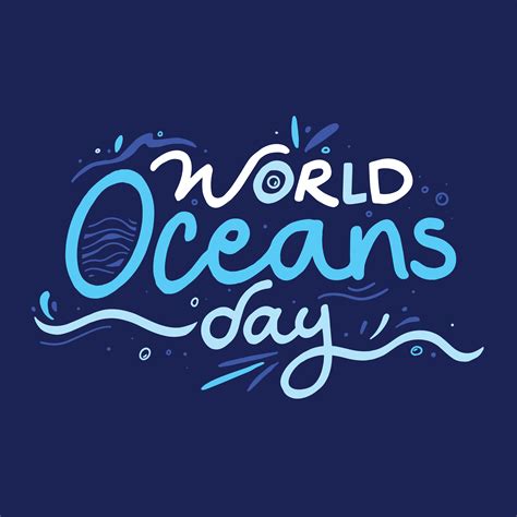 World Oceans Day Poster 1100295 Vector Art at Vecteezy