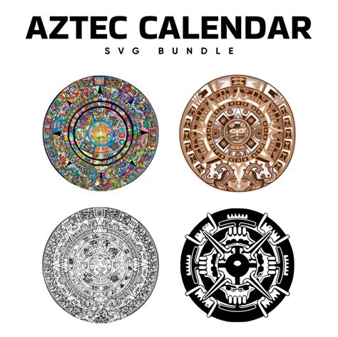 Aztec Calendar SVG – MasterBundles