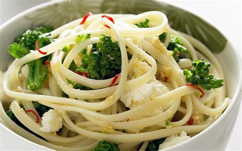 Linguine with broccolini and ricotta recipe | FOOD TO LOVE