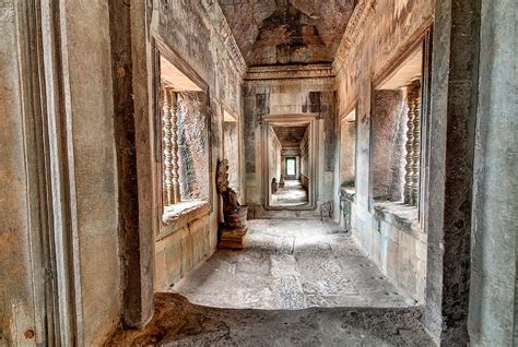 Angkor Wat Ancient Temple Interior Photograph by Pramio garson ...