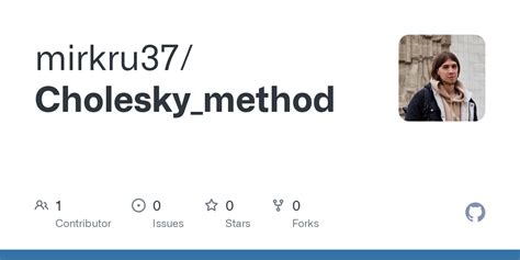 GitHub - mirkru37/Cholesky_method