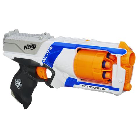 Buy NERF N Strike Elite Strongarm Toy Blaster with Rotating Barrel ...