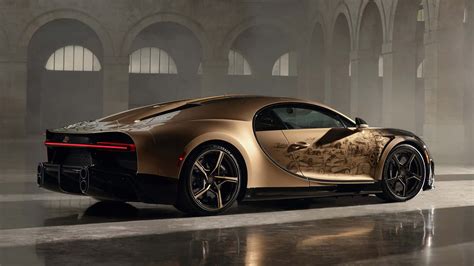 Bugatti Chiron Golden Period Debuts With Hand-Drawn Sketches On The ...