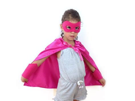 Child's Pink Superhero Costume | Super hero costumes, Handmade costumes ...