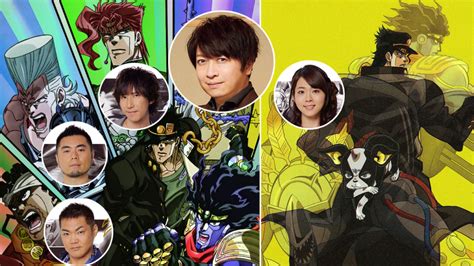 Stardust Crusaders Voice Actors Comment on JoJo Anime's 10th Anniversary