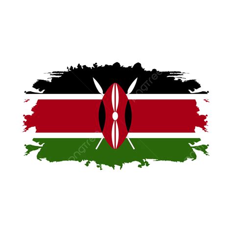 Kenya Flag Transparent Background Design Hd Images, Kenya Flag Paint ...