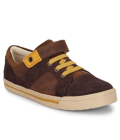 Clarks Brown Casual Shoes For Kids Price in India- Buy Clarks Brown ...