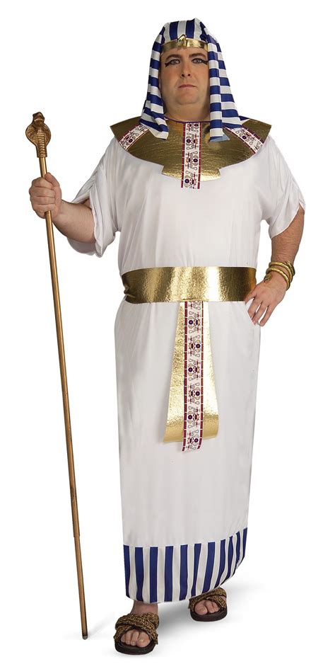 Pharaoh Adult Plus Costume | Costume egiziano, Costumi da carnevale per ...