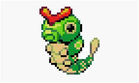 Caterpie Pixel Art, HD Png Download , Transparent Png Image - PNGitem