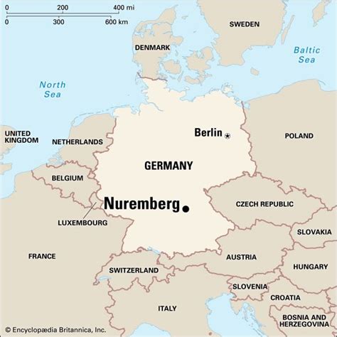 Nuremberg Germany Map