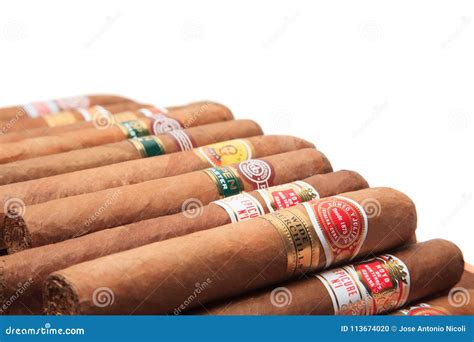 Cuban Cigars Brands editorial image. Image of smoking - 113674020