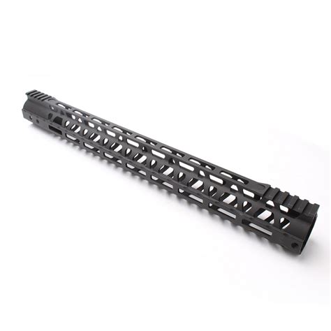 18″ Inch Long AR10 .308 7.62 308 Low Profile Ultra Light Slim Black ...