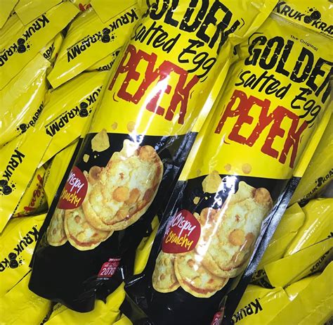 Golden Peyek Salted Egg, Food & Drinks, Packaged & Instant Food on ...