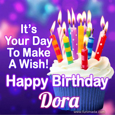 It's Your Day To Make A Wish! Happy Birthday Dora! | Funimada.com