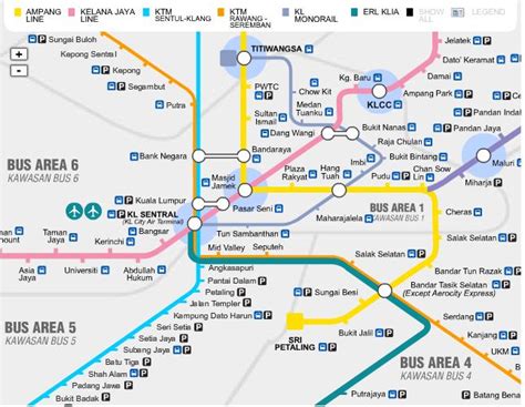 Kelana Jaya Line Route / Kelana Jaya Line and Ampang Line LRT ...