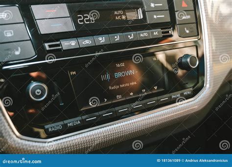 Volkswagen e-Up! interior editorial stock image. Image of alternative ...