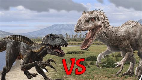 Indoraptor vs Indominus Rex | SPORE - YouTube