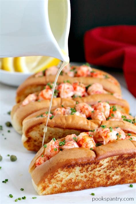 Warm langostino lobster roll recipe - Pook's Pantry Recipe Blog