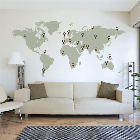 Map Of The World Wall Art