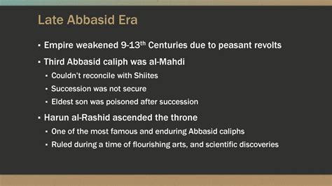 Decline of the Abbasid. - ppt download