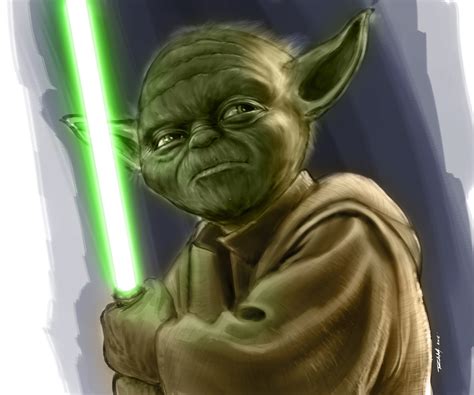 Ram Studios Comics: Star Wars - Jedi Master Yoda - Digital Painting by ...