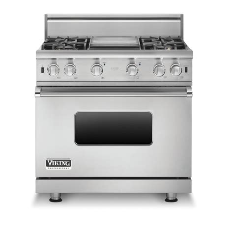 Viking Professional 5 Series 36-Inch 4 Burner Natural Gas Range With ...