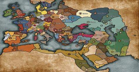 Starting factions map for the upcoming Medieval Kingdoms Total War ...