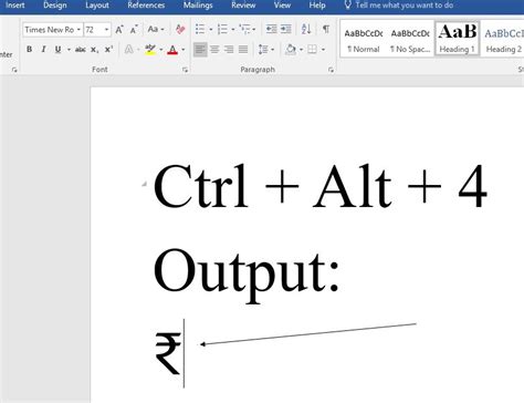 How to Use Rupee Symbol Keyboard shortcut in Windows 10 - H2S Media