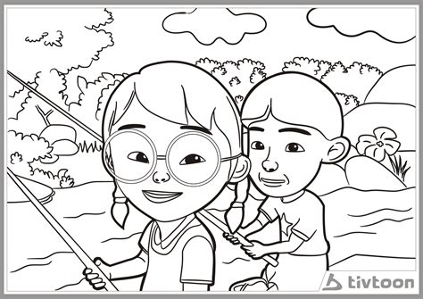 Sketsa Upin Ipin Kartun - Pin On Upin : Bermain bersama upin dan marsha ...