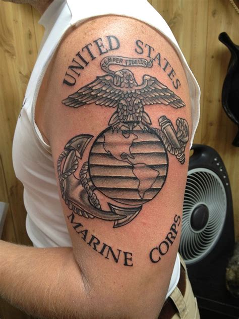 MARINE back tattoo | USMC EGA | Marine Corps Tattoos | Sgt. Grit | good ...