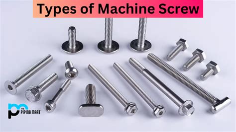 8 Different Types of Machine Screw